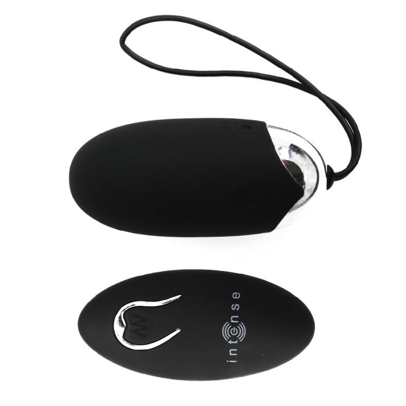 Intense - Oeuf Vibrant Flippy Ii avec Télécommande Noir