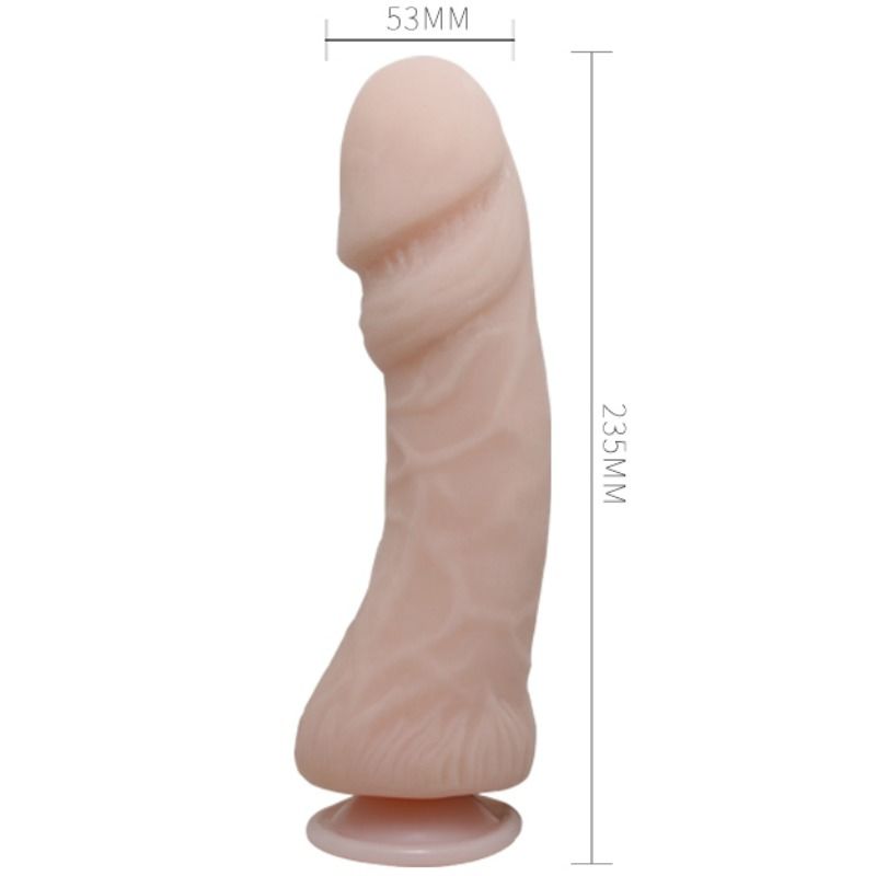 Baile - le Gode Gros Pénis Vibration Naturelle 23.5 Cm