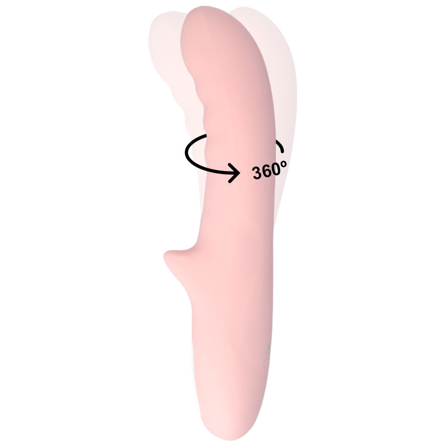 Mia - Pisa Vibrator Rotator Rotator Rose
