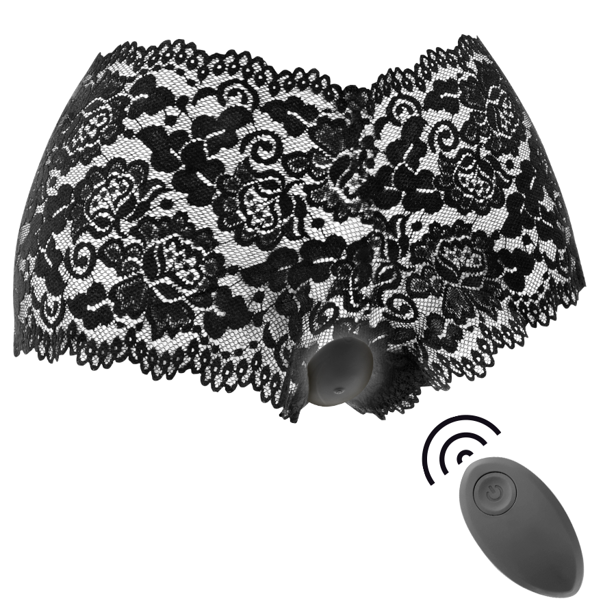 Black&silver - Stimulateur à Télécommande Zara avec Culotte Gratuite
