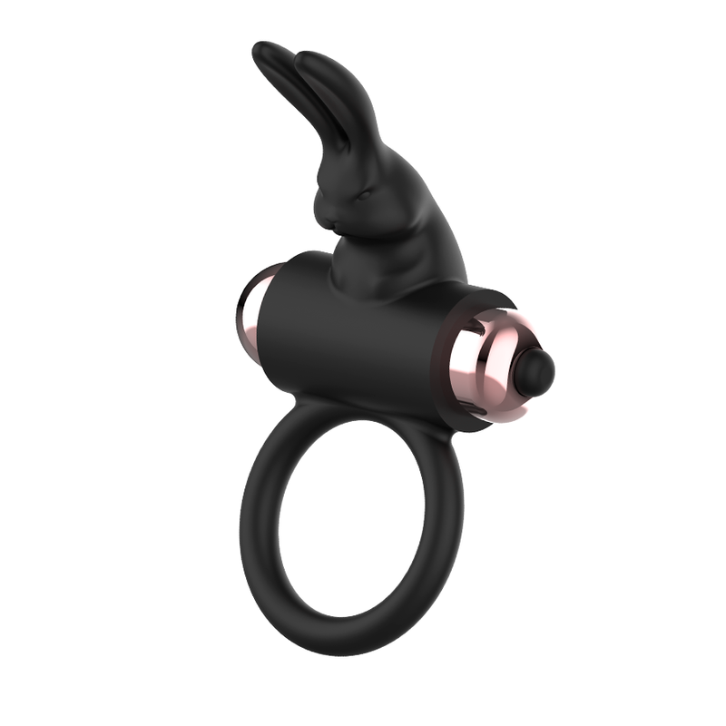 Coquette Chic Desire - Cockring avec Vibrateur Noir/ Or