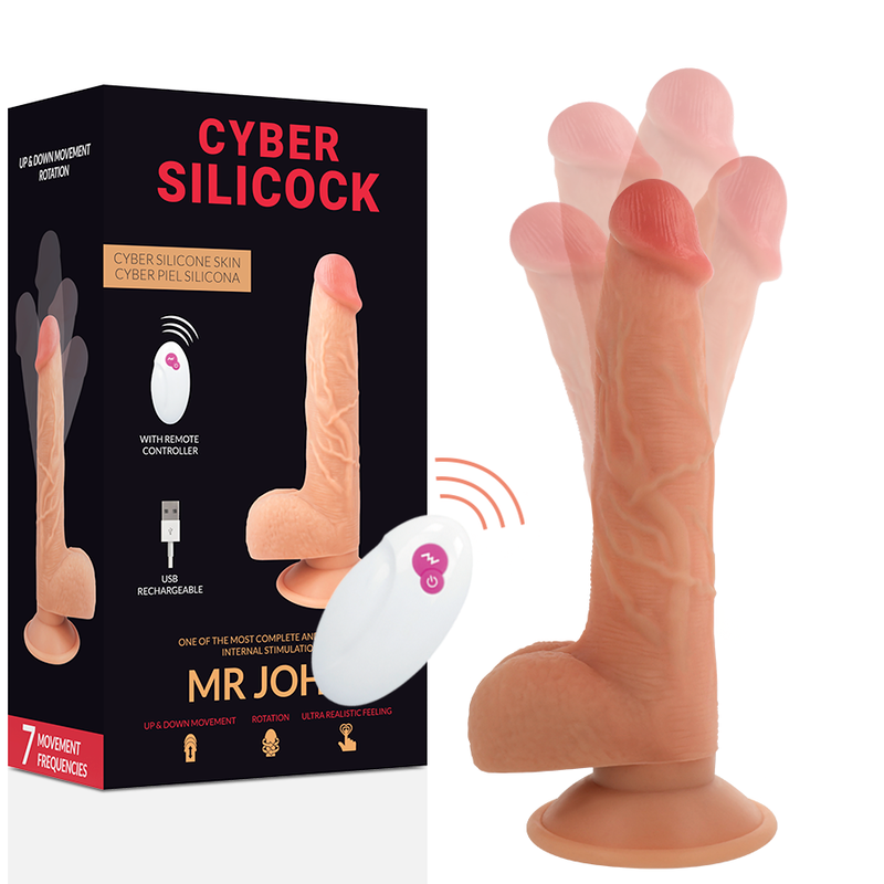 Cyber Silicock - Télécommande Réaliste Mr John 23.88 Cm -o- 4.3 Cm