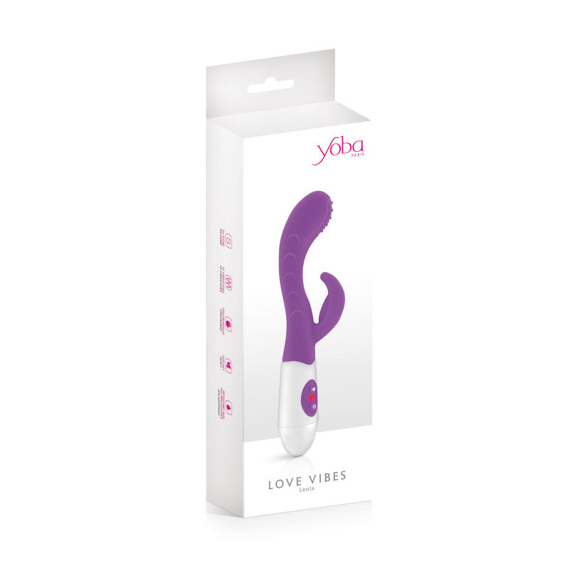 Leola, vibromasseur rabbit spécial point G violet
