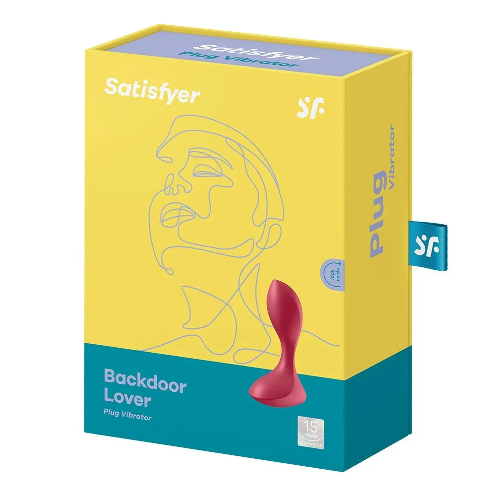 Plug vibrant rouge en silicone, ergonomique et rechargeable USB, pour une stimulation intime discrète et satisfaisante.
