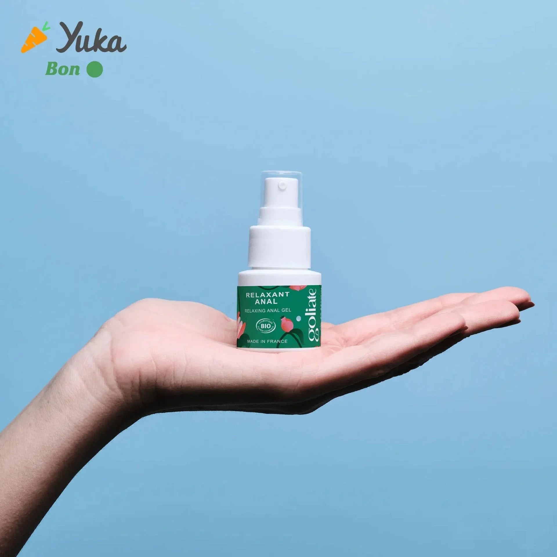 Lubrifiant anal relaxant bio, flacon spray pratique, produit intime naturel, bien-être intime.