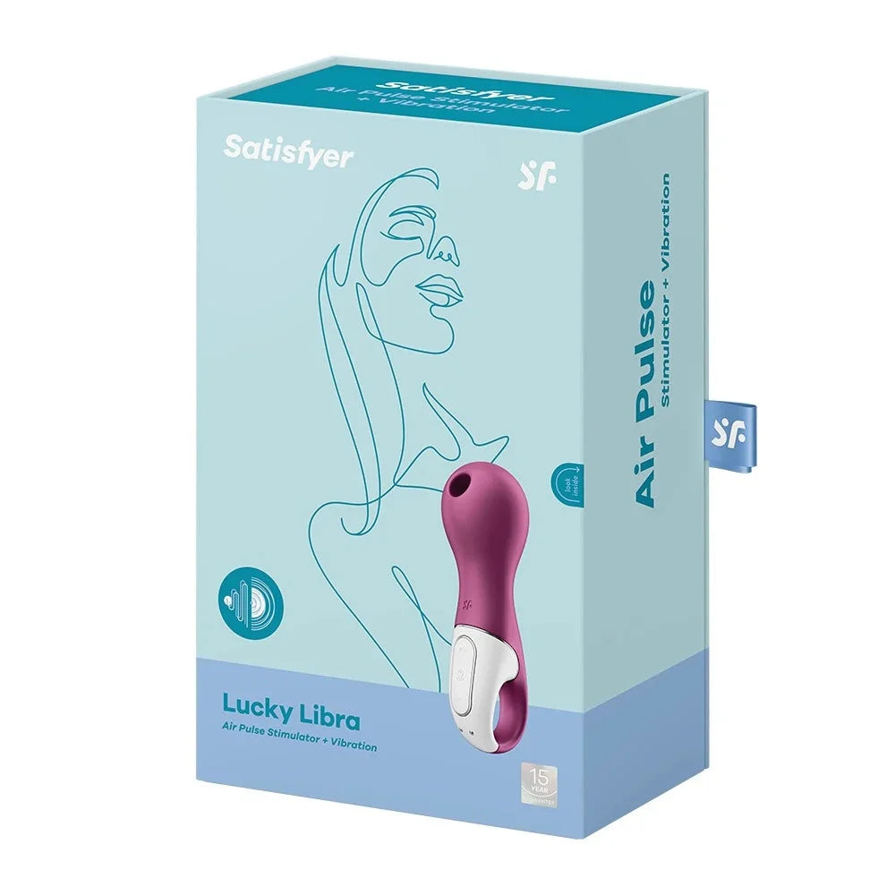 Stimulateur intime Air Pulse violet, ergonomique, avec vibrations. Idéal pour explorer le plaisir sensuel en toute discrétion.