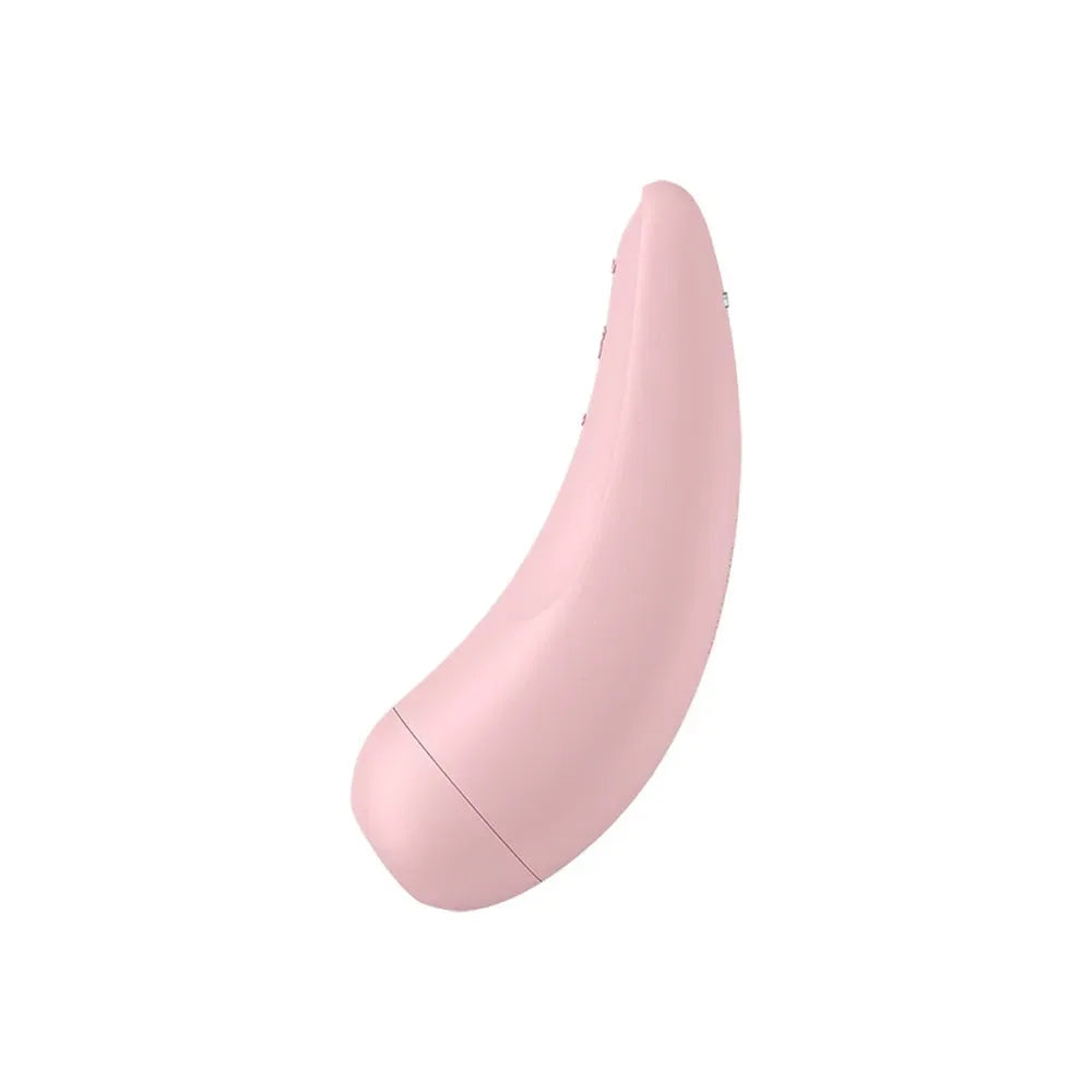 Stimulateur clitoridien rose en silicone connecté, ergonomique et waterproof pour plaisir intense et personnalisé.