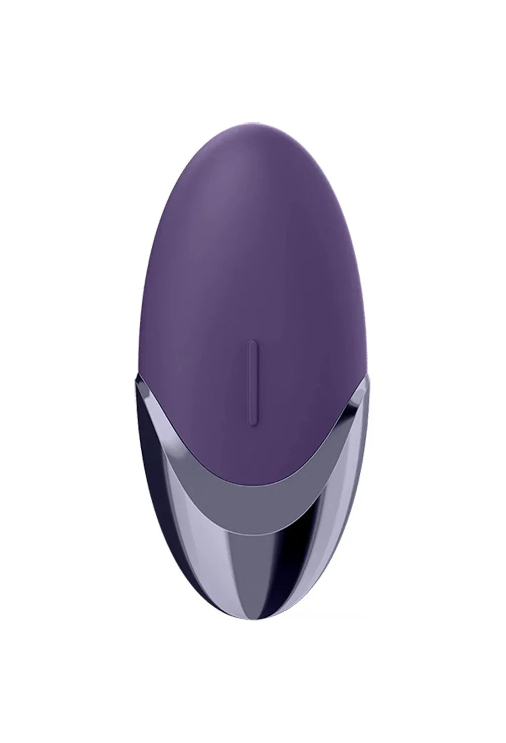 Stimulateur clitoridien violet USB, ergonomique et moderne, pour plaisir discret et intense.