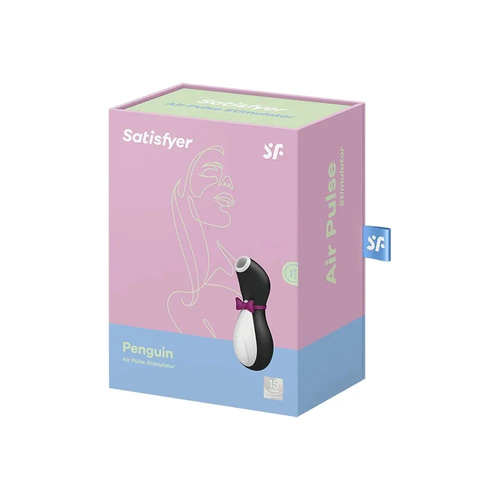 Stimulateur clitoridien Satisfyer Penguin élégant, design ergonomique et discret pour un plaisir intense.