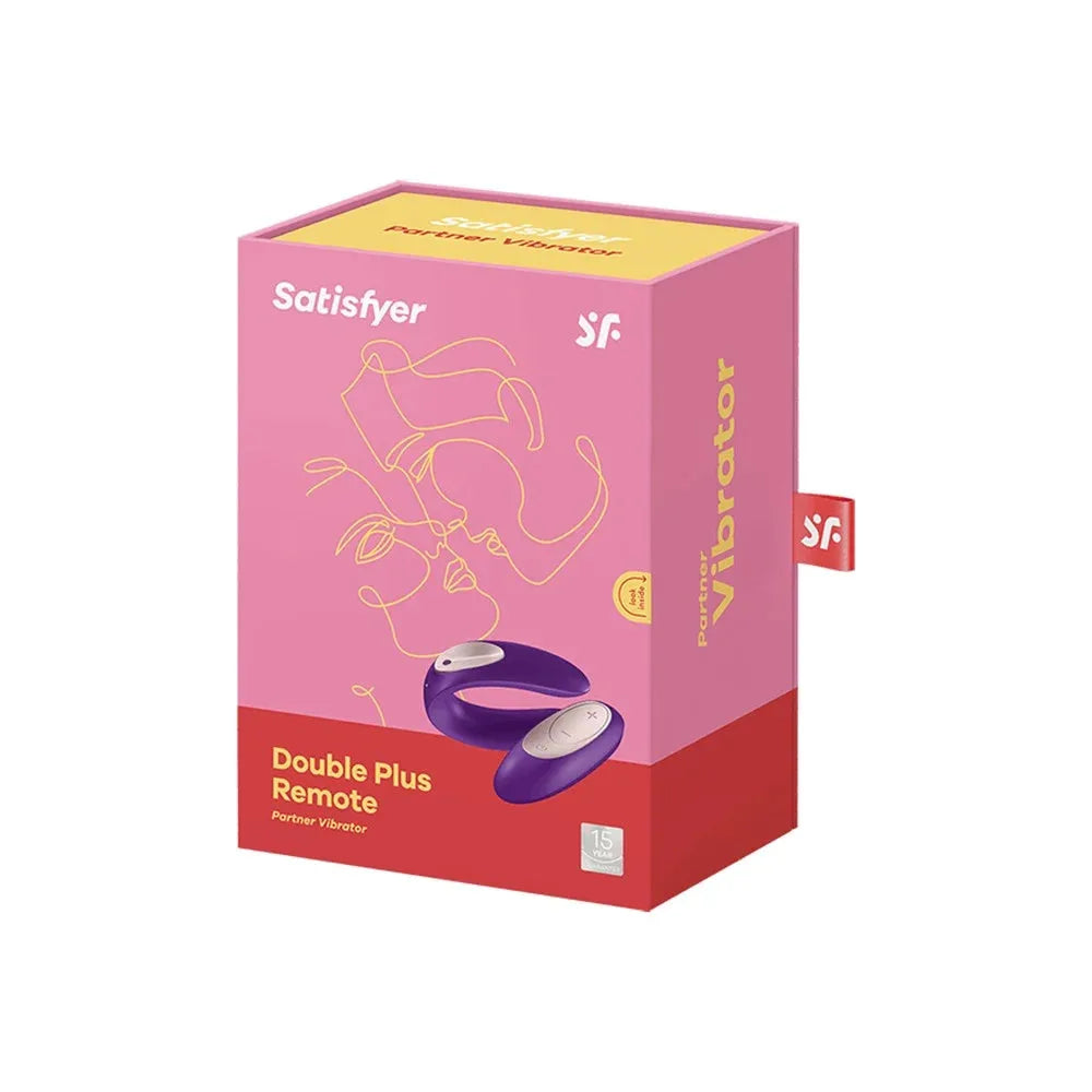 Stimulateur couple violet avec télécommande, idéal pour l'intimité partagée et les plaisirs à deux modernes.