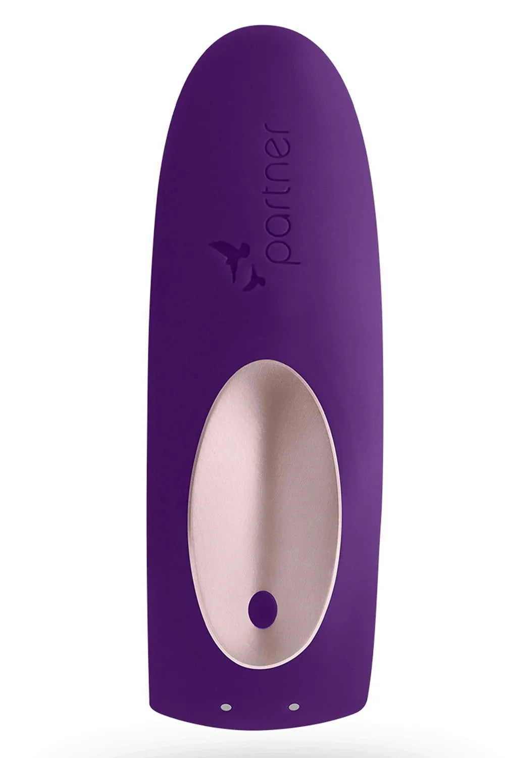 Vibromasseur couple violet avec télécommande, design ergonomique, en silicone doux et waterproof pour plaisir partagé.
