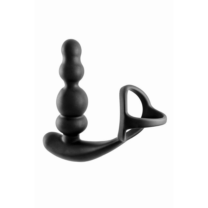 Stimulateur de prostate tête rotative avec double cockring