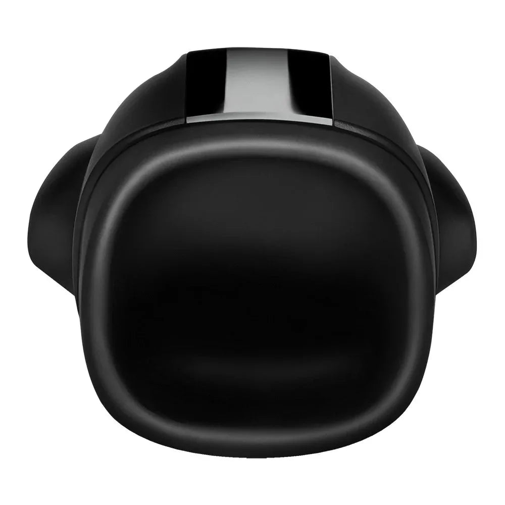 Stimulateur masculin vibrant noir, design ergonomique pour plaisir intense.