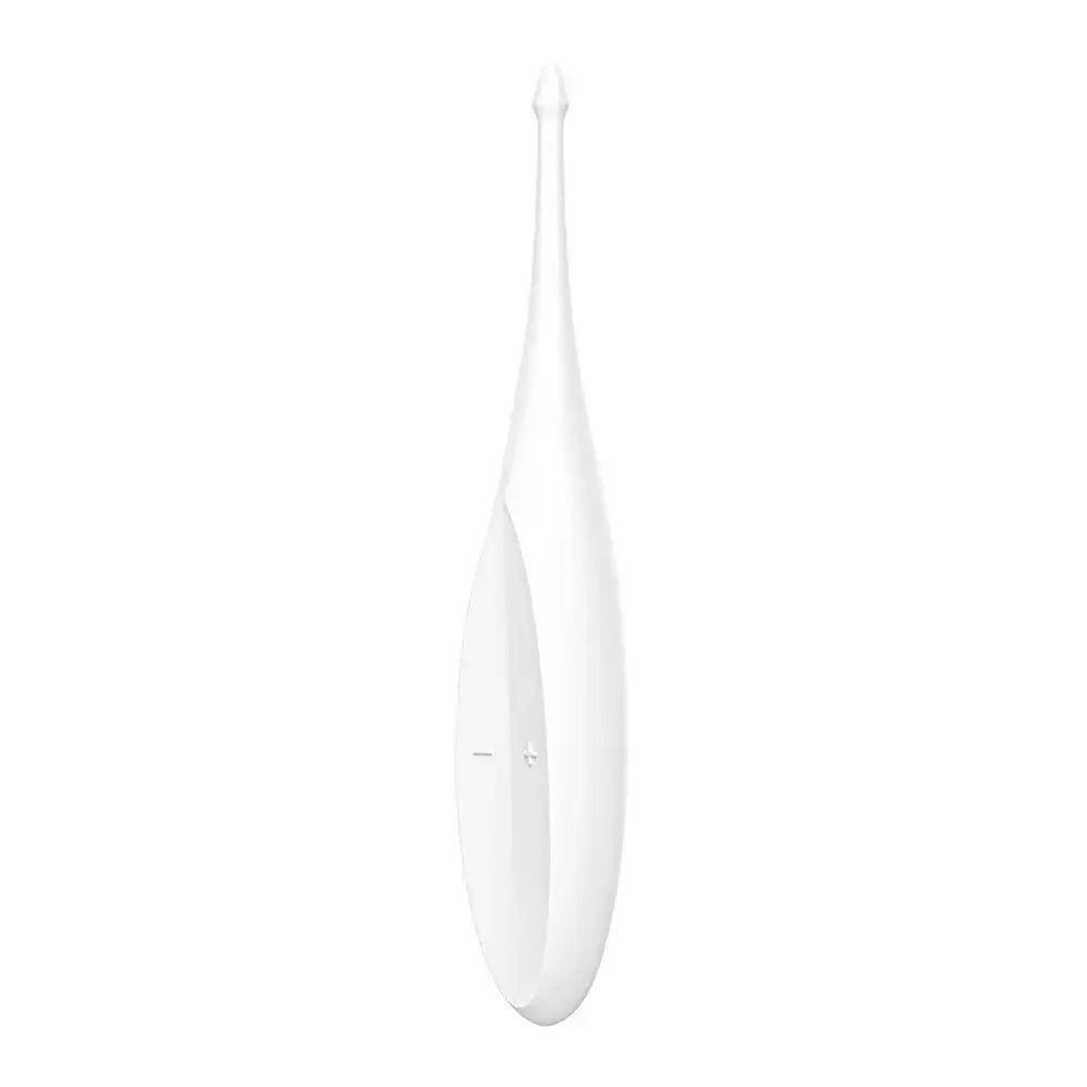 Stimulateur blanc polyvalent USB pour zones intimes, design élégant et moderne, plaisir ciblé garanti.