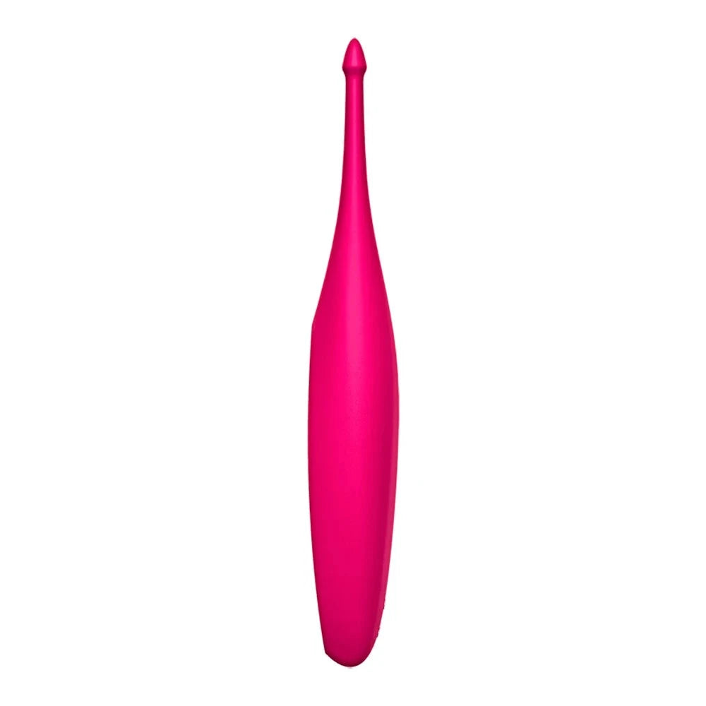 Stimulateur intime rose USB en silicone pour zones érogènes.