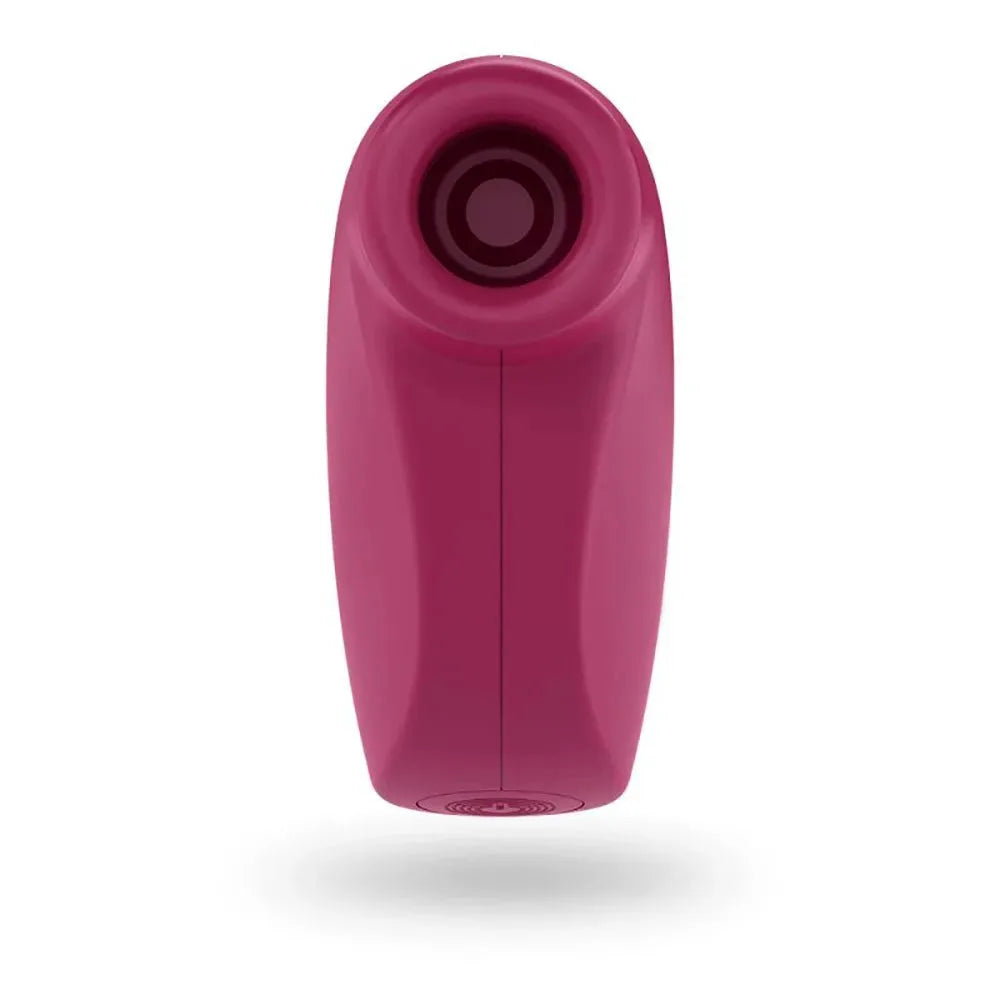 Stimulateur intime Satisfyer One Shot rouge compact et ergonomique.