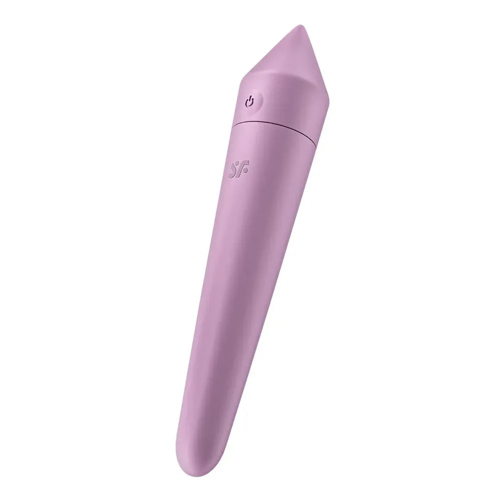 Vibromasseur lilas connecté, USB rechargeable, stimulant et waterproof pour moments intimes.
