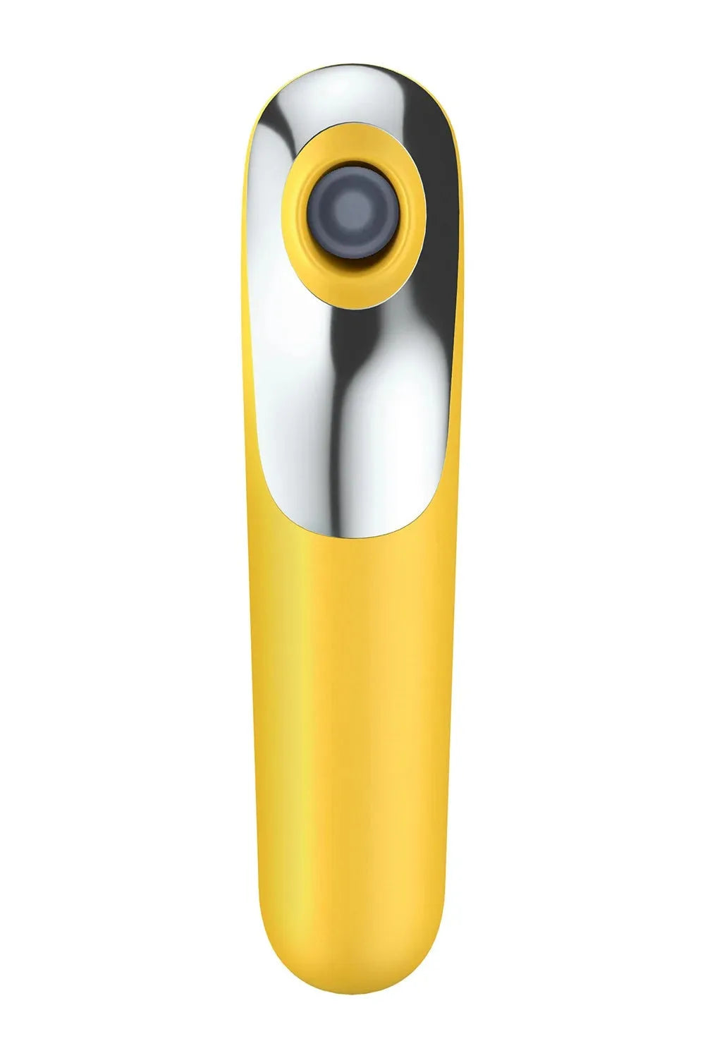 Vibromasseur jaune Dual Love Satisfyer, stimulateur clitoridien moderne et élégant pour plaisir intense.