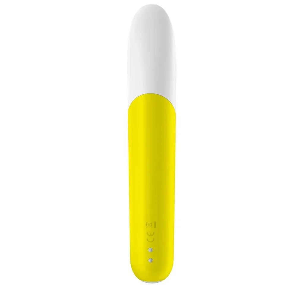 Vibromasseur USB jaune compact, puissant et ergonomique pour plaisir intime personnalisé.