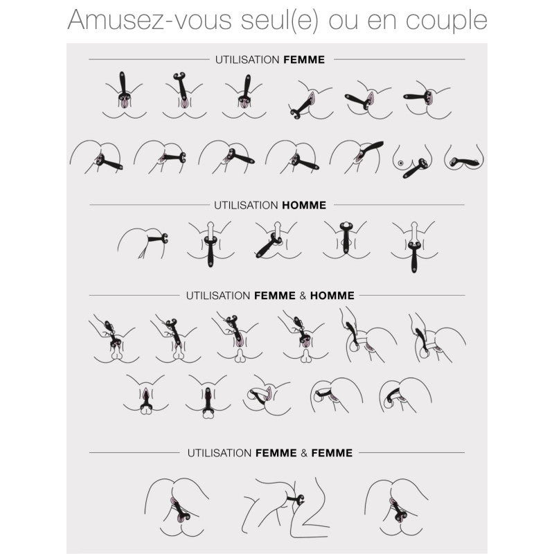 VIBROMASSEUR MULTIFONCTION Satisfyer Endless Fun bleu