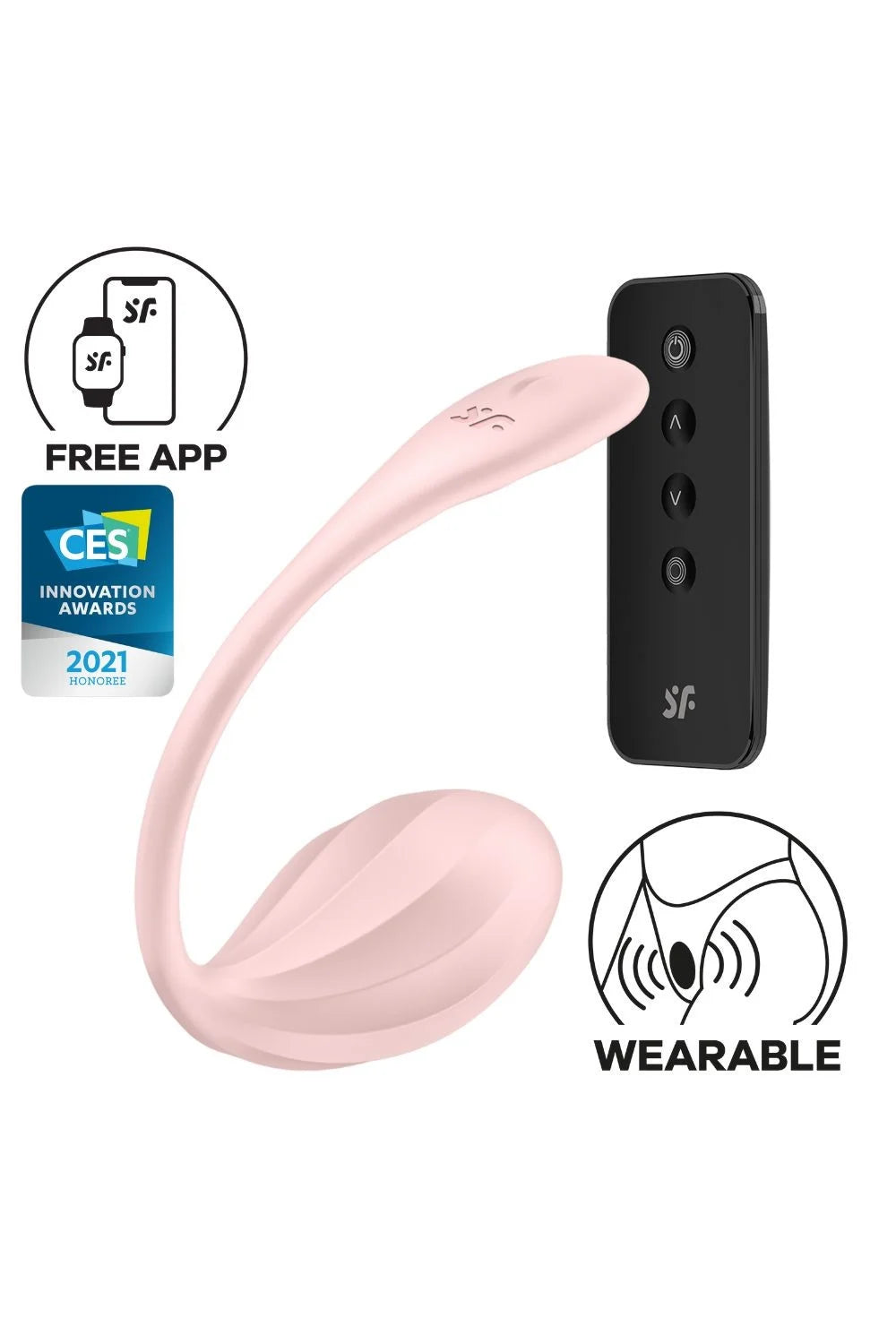 Vibromasseur rose à télécommande, silicone doux et waterproof pour plaisir intime discret.