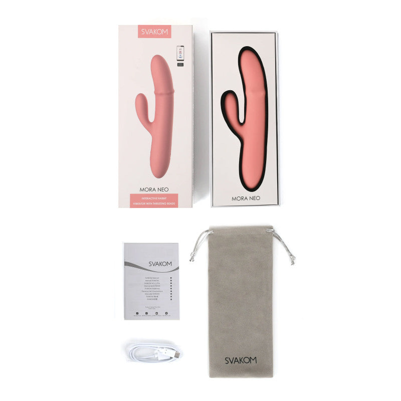 Vibromasseur Rabbit connecté avec va-et-vient Mora