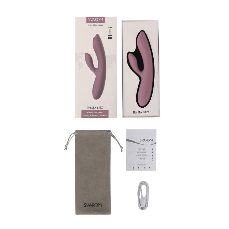 Vibromasseur Rabbit point G connecté Trysta Neo