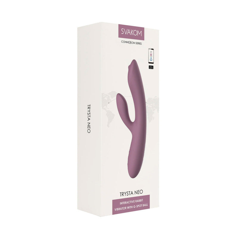 Vibromasseur Rabbit point G connecté Trysta Neo