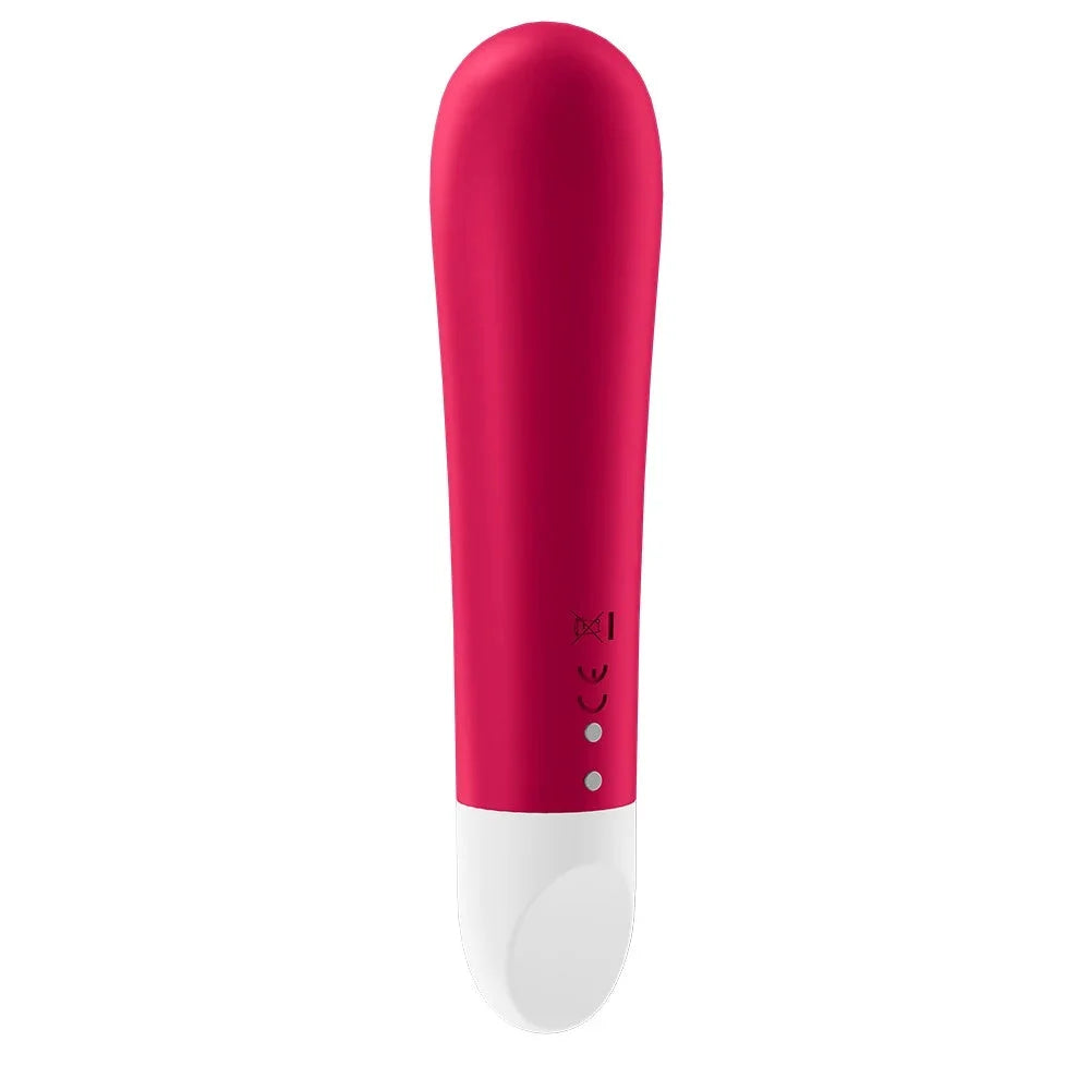 Vibromasseur rouge USB ultra puissant et ergonomique, idéal pour le plaisir intime.