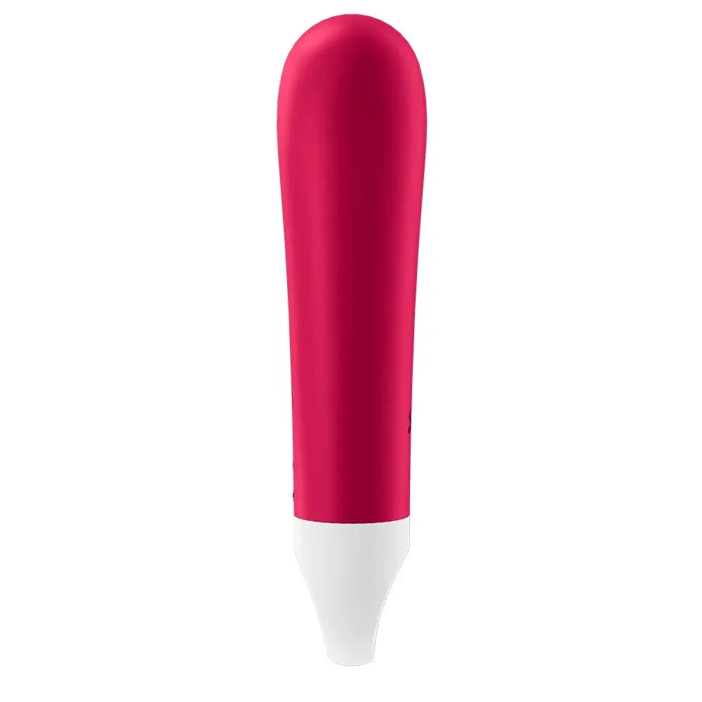 Vibromasseur USB rouge puissant, design ergonomique, idéal pour une stimulation intense et personnalisée.
