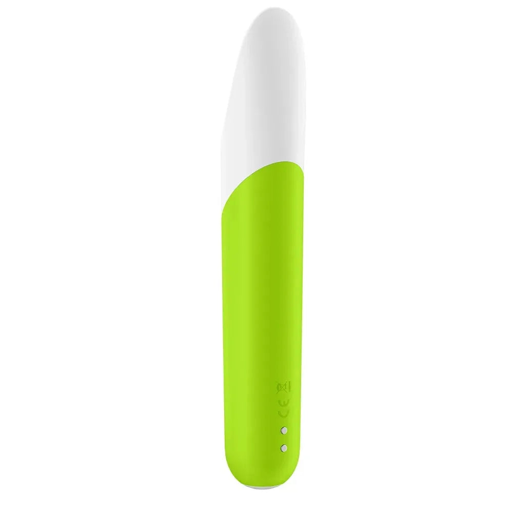 Vibromasseur vert USB en silicone ultra-puissant, élégant et ergonomique pour moments intimes intenses.