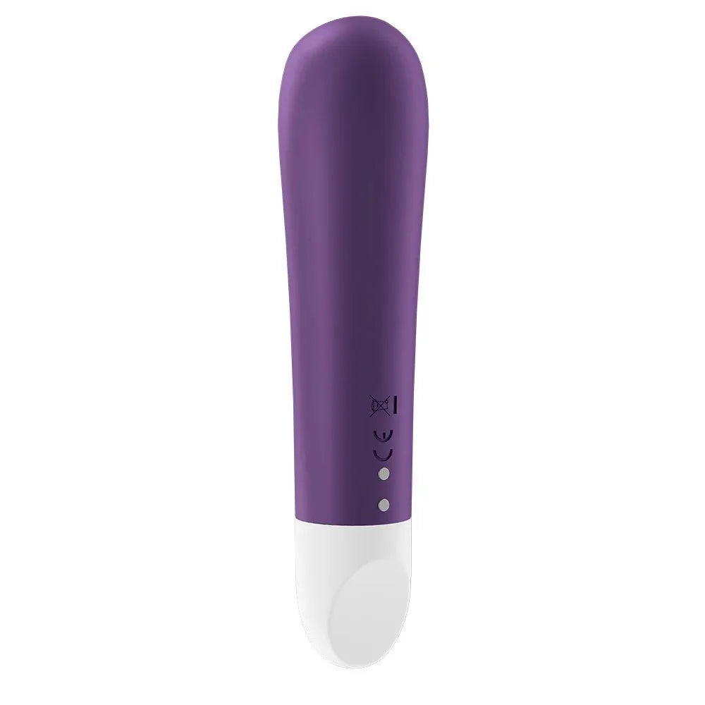 Vibromasseur USB violet en silicone, puissant et ergonomique, pour plaisir intime et sensations variées.