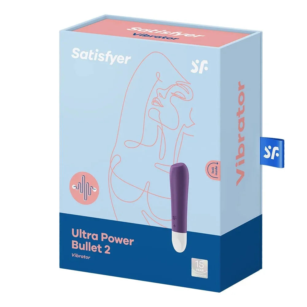 Vibromasseur violet compact, puissant, rechargeable USB, idéal pour une stimulation intime précise et intense.