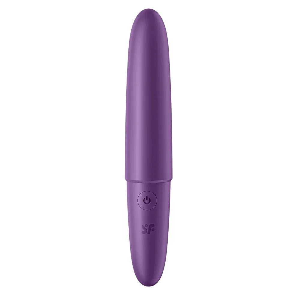 Vibromasseur violet USB, silicone lisse, ultra puissant, idéal pour une stimulation personnelle discrète et efficace.
