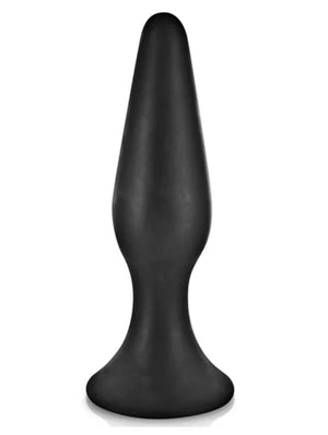Plug anal noir 15cm avec ventouse