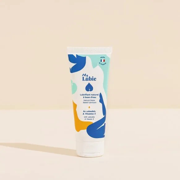 Lubrifiant naturel à base d'eau enrichi en calendula et vitamine E, idéal pour un soin intime doux et apaisant.