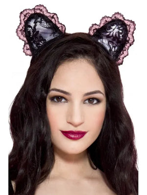 Petite oreilles de chatte en dentelle