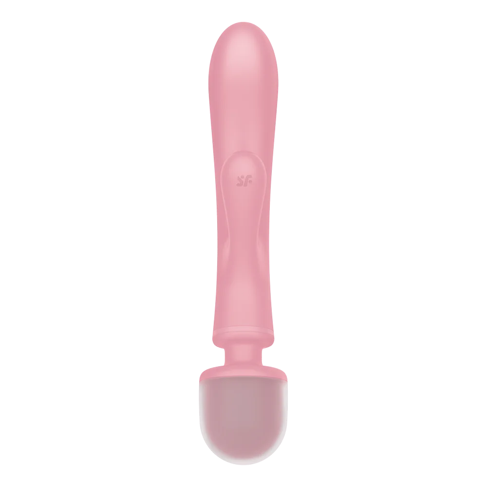 2 en 1 Vibromasseur rabbit et wand USB Triple Lover