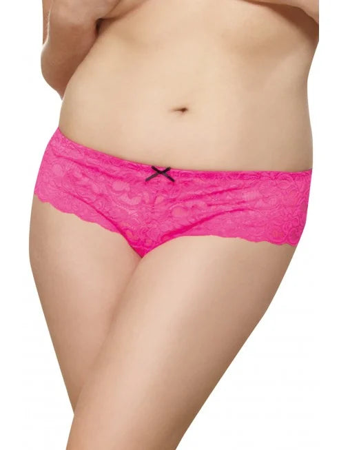 Boyshort dentelle ouvert