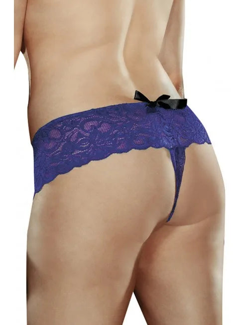 Boyshort dentelle ouvert