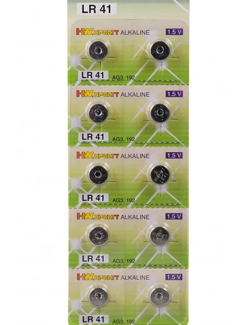 Boîte de 10 piles LR41