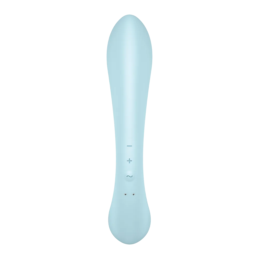 2 en 1 Rabbit point G avec stimulateur de clitoris et Wand Bleu USB Triple Oh