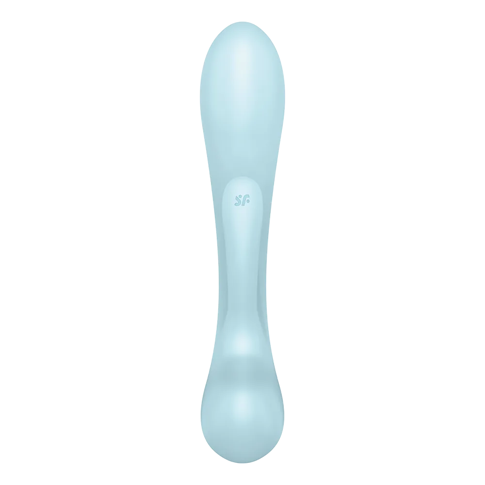 2 en 1 Rabbit point G avec stimulateur de clitoris et Wand Bleu USB Triple Oh