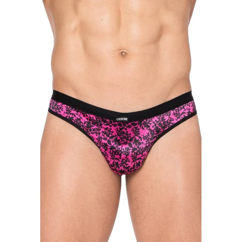 String imprimé rose et noir New Look