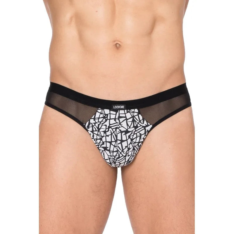 String imprimé noir et blanc New Look