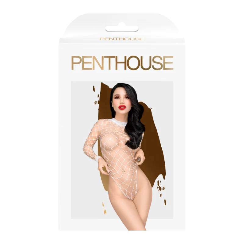 Body blanc large maille Scandalous