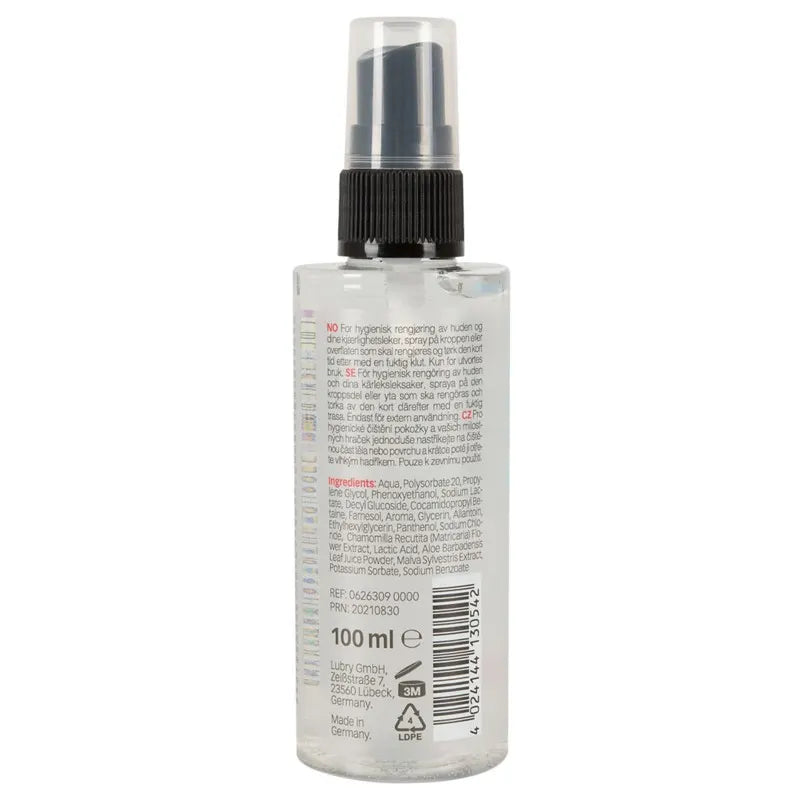 Nettoyant 2 en 1 Corps et sextoys sans alcool 100 ml