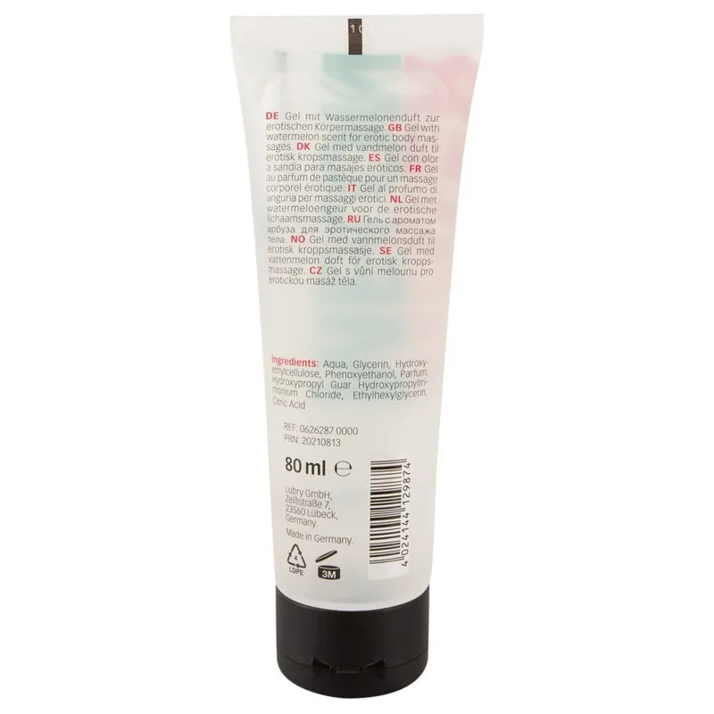 Lubrifiant à base d'eau arôme pastèque 80 ml