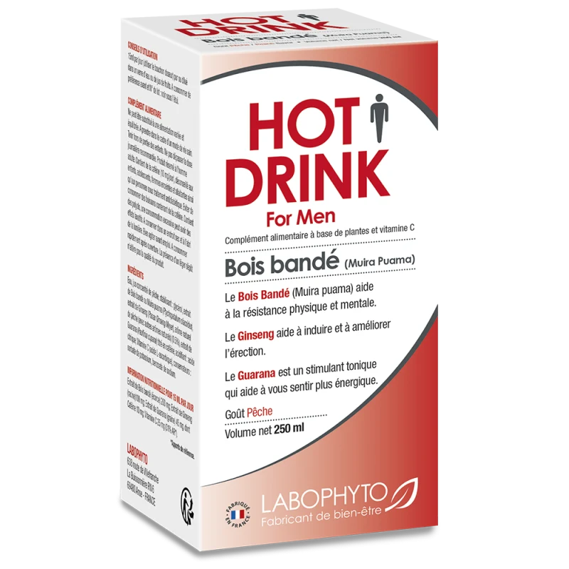 Hot Drink Homme Bois bandé 250 ml