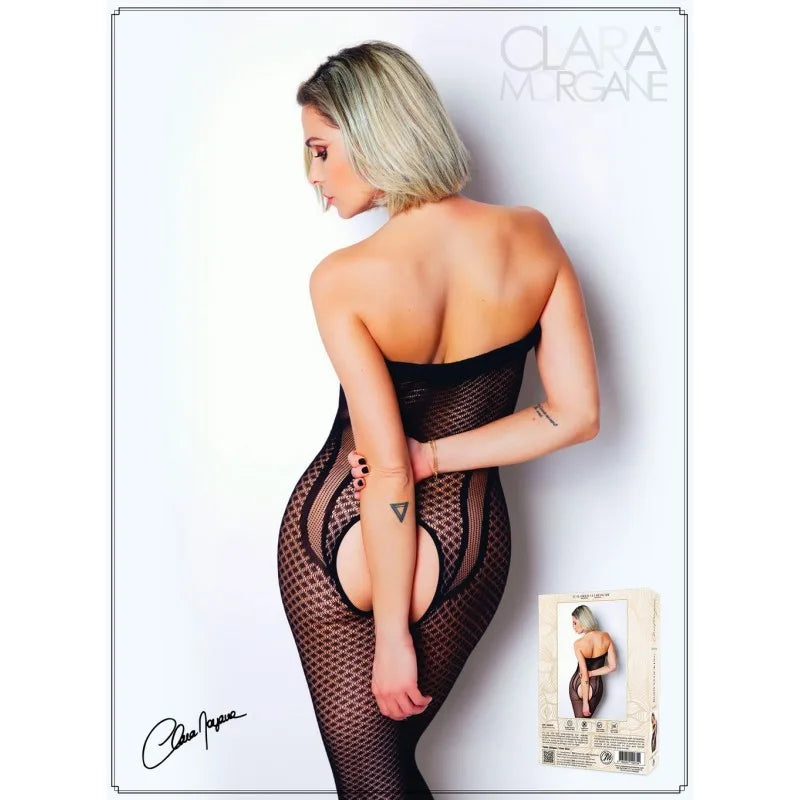 Bodystocking fantaisie sans manche - Le Numéro 20 - Collection Bodystocking